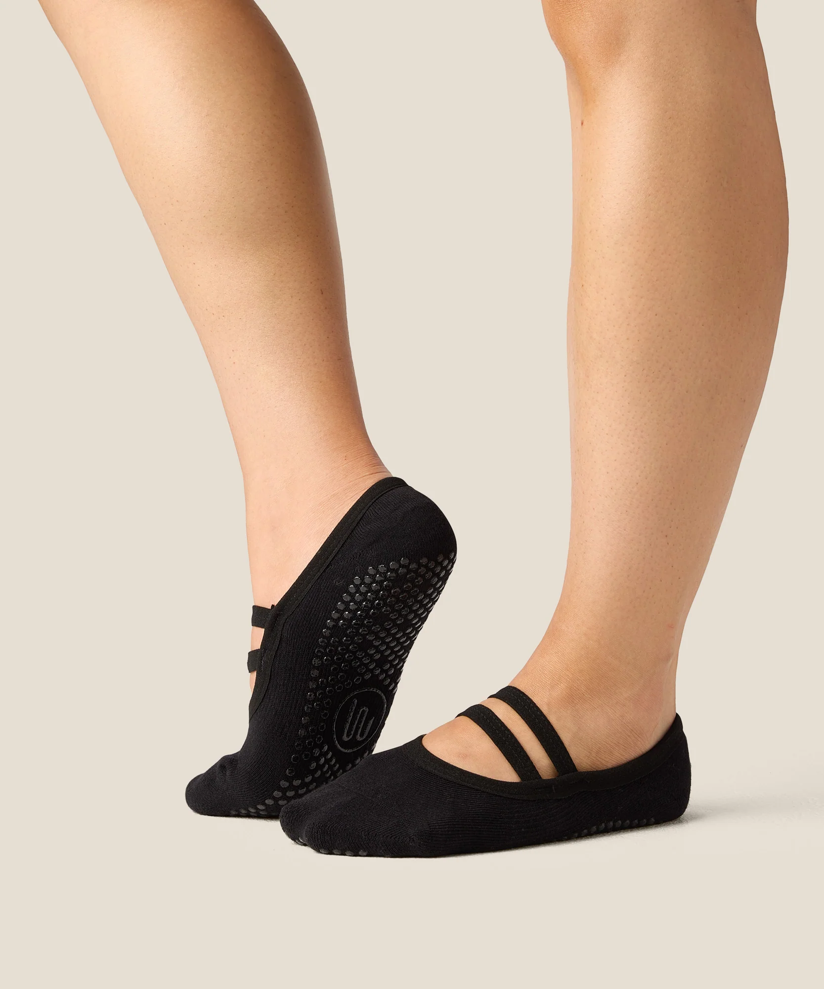 Ballet Grip Socks - Black - Image 3