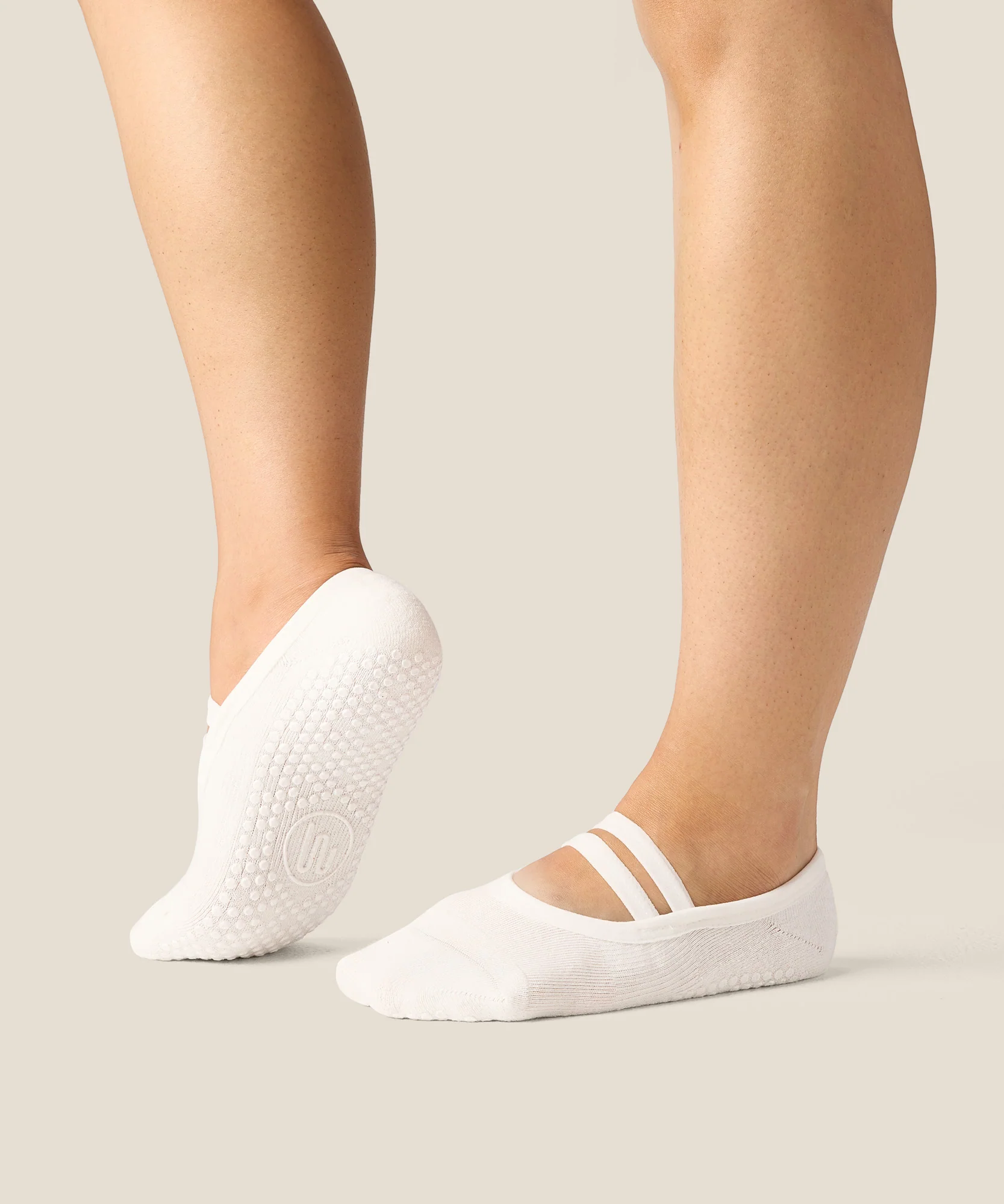 Ballet Grip Socks - Ivory - Image 3