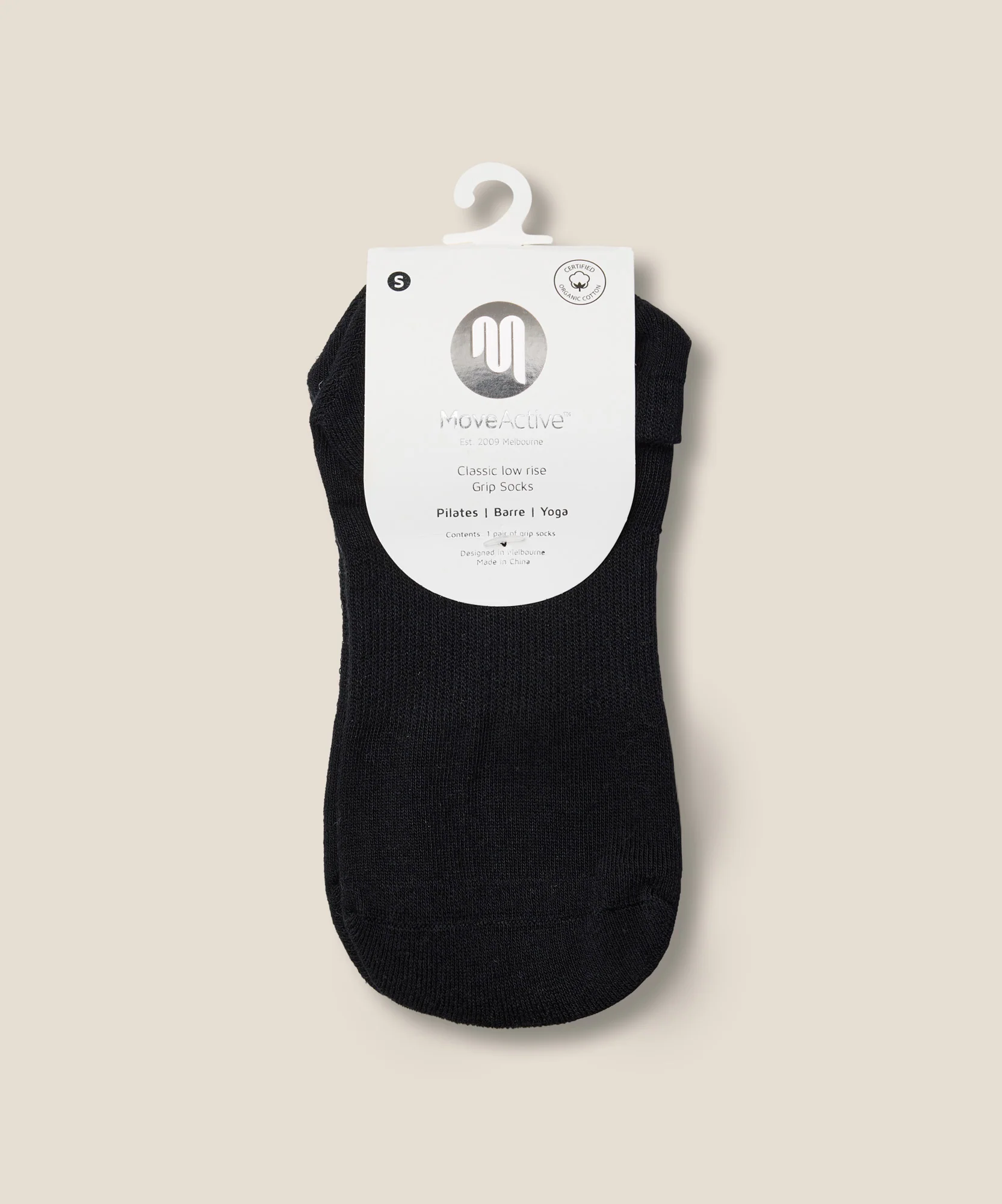 Low Rise Grip Socks - Black - Image 5