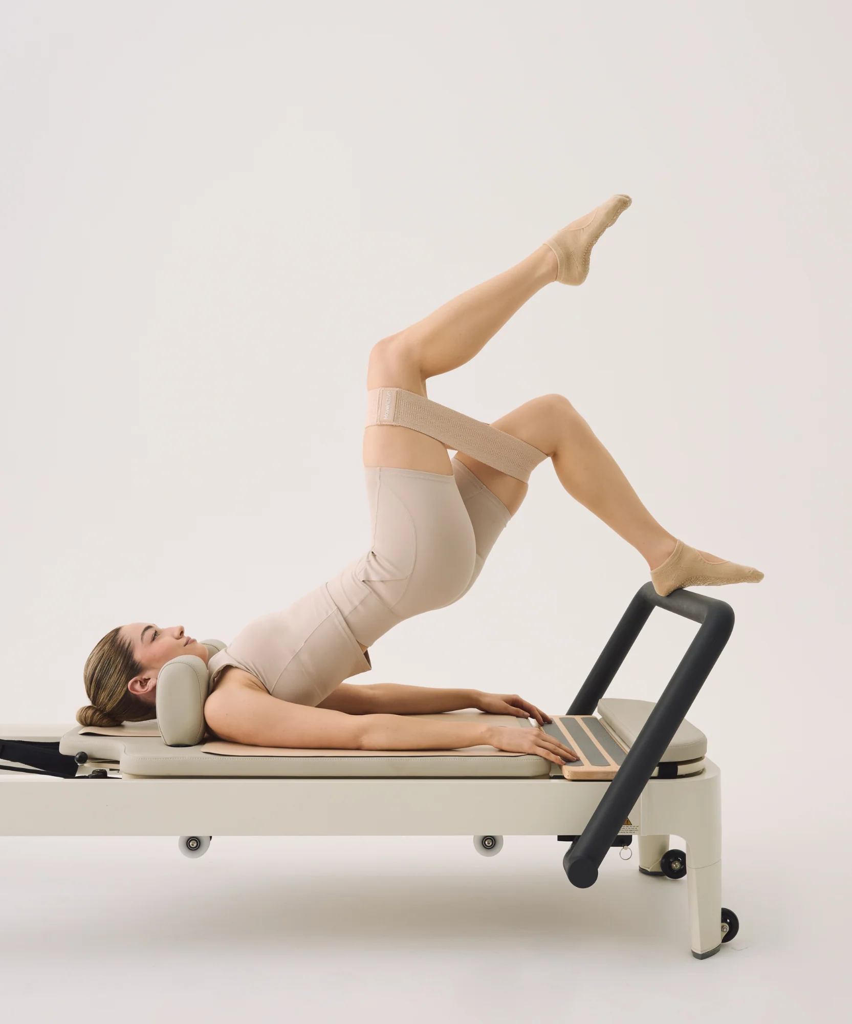 Low Rise Grip Socks - Almond - Image 4