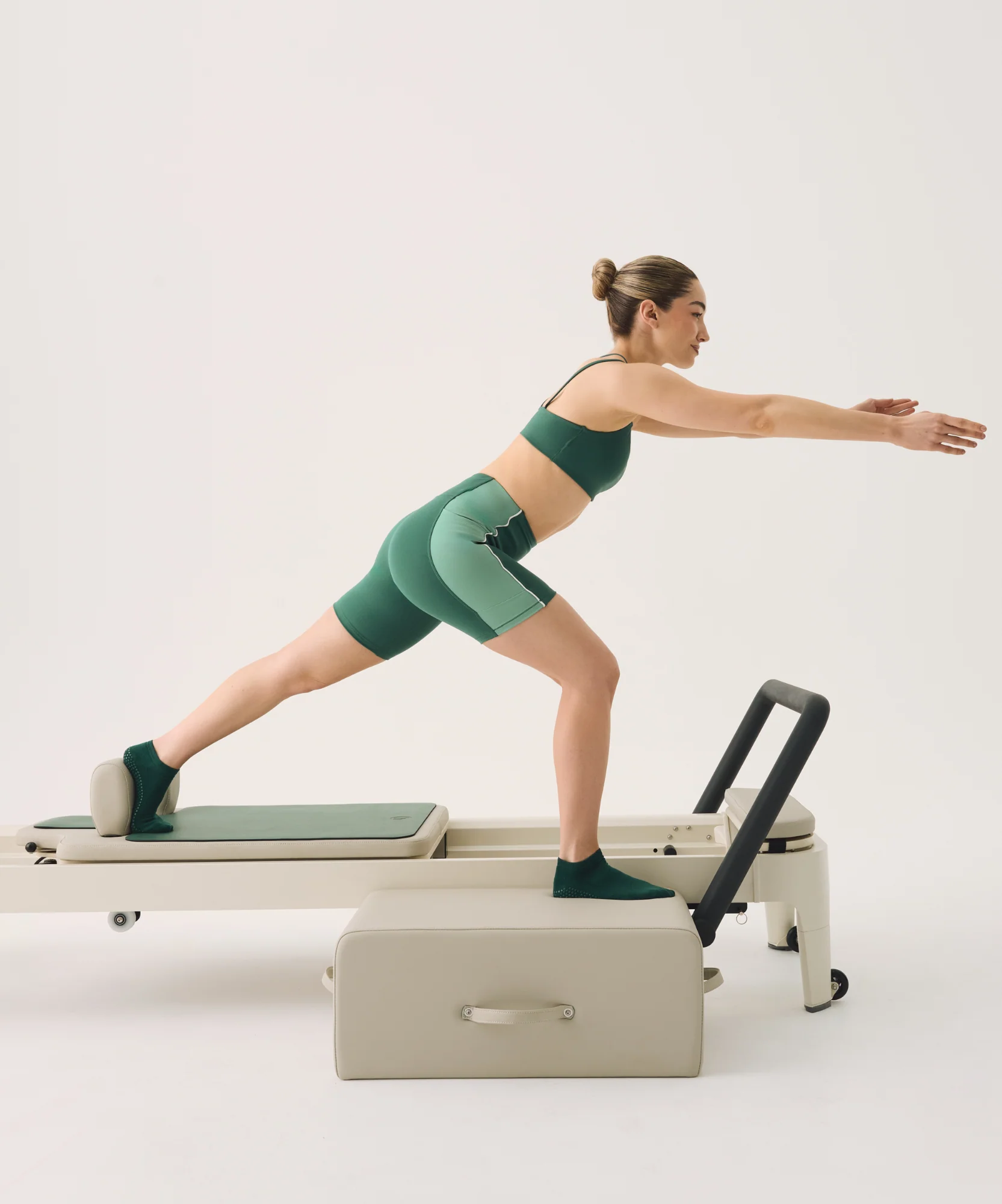 Low Rise Grip Socks - Forest Green - Image 4