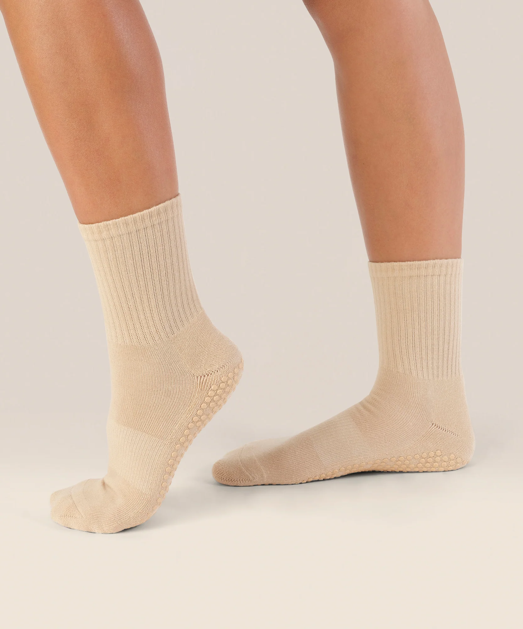 Crew Grip Socks - Almond - Image 3