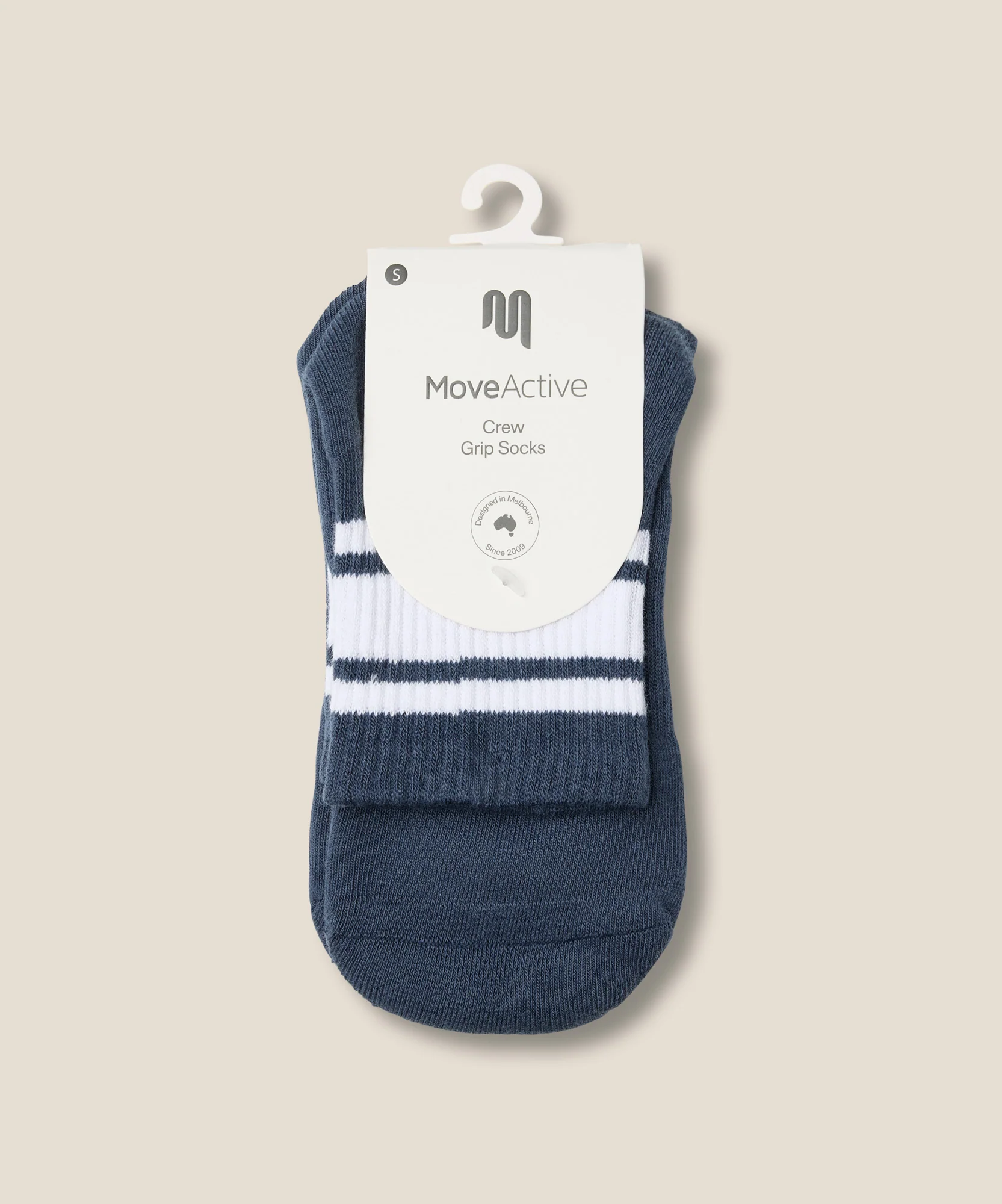 Crew Grip Socks - French Navy Stripe - Image 5