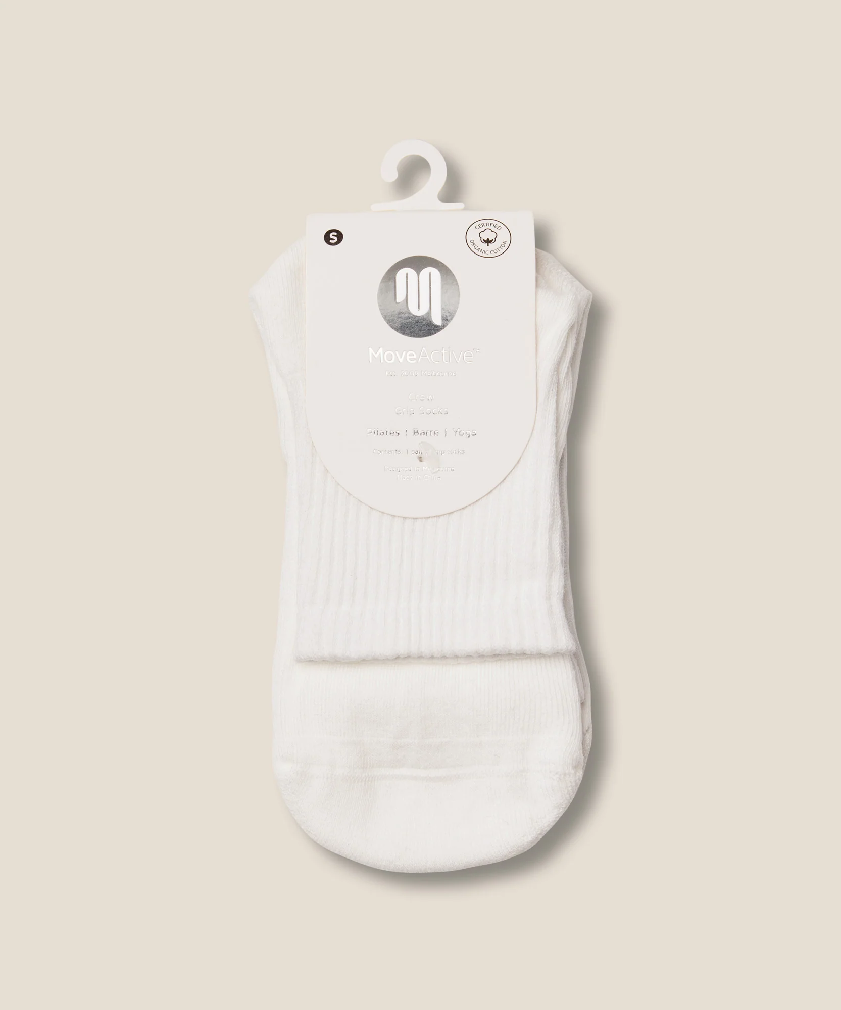 Crew Grip Socks - Ivory - Image 6