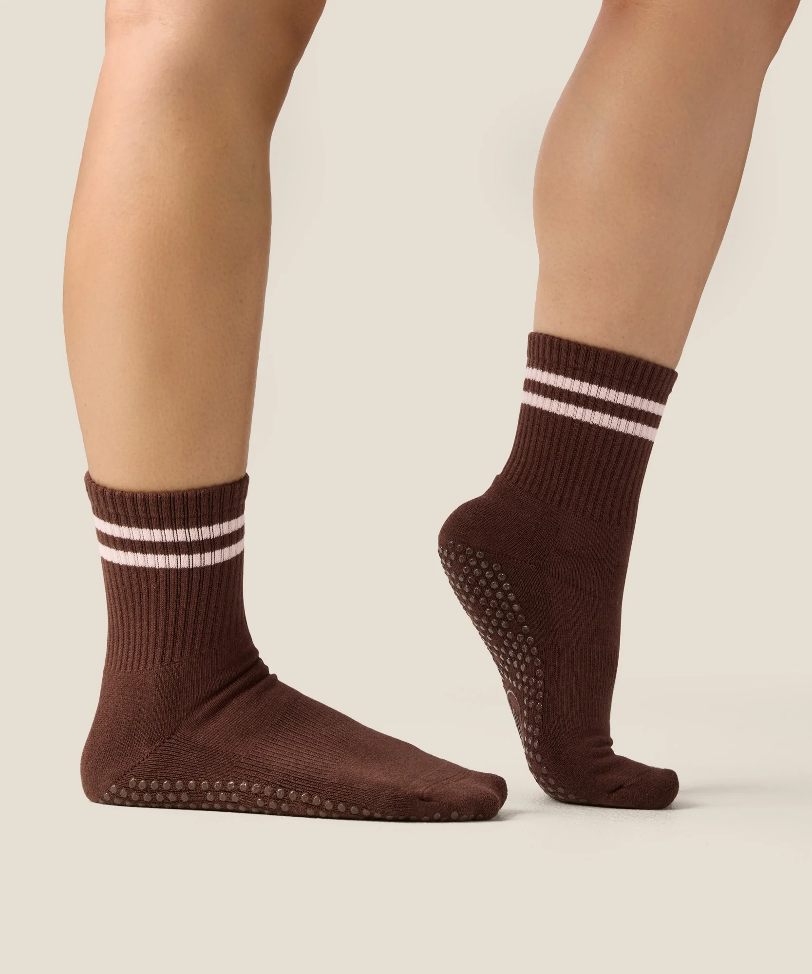 Crew Grip Socks - Sporty Stripe Espresso - Image 3