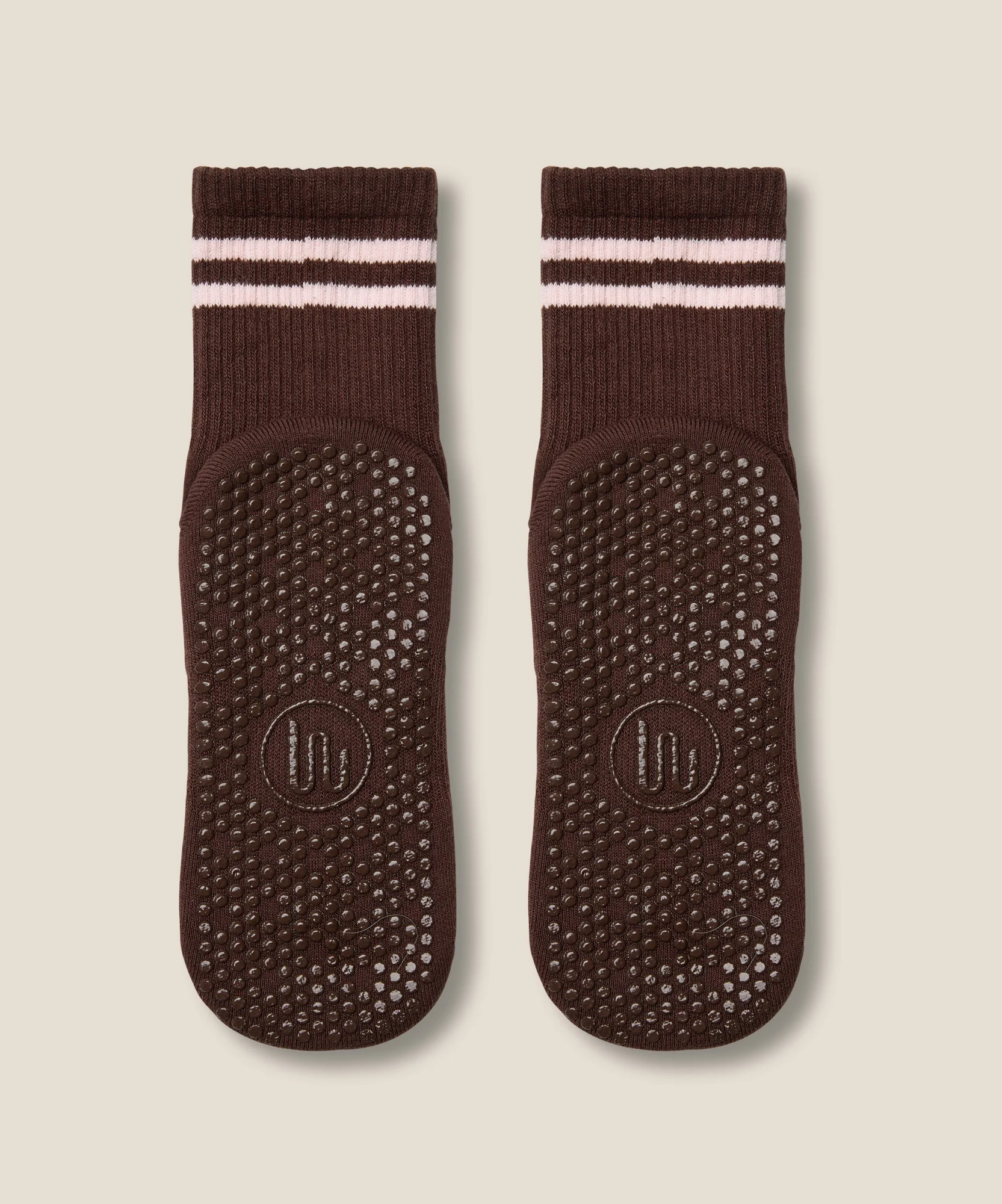 Crew Grip Socks - Sporty Stripe Espresso - Image 4