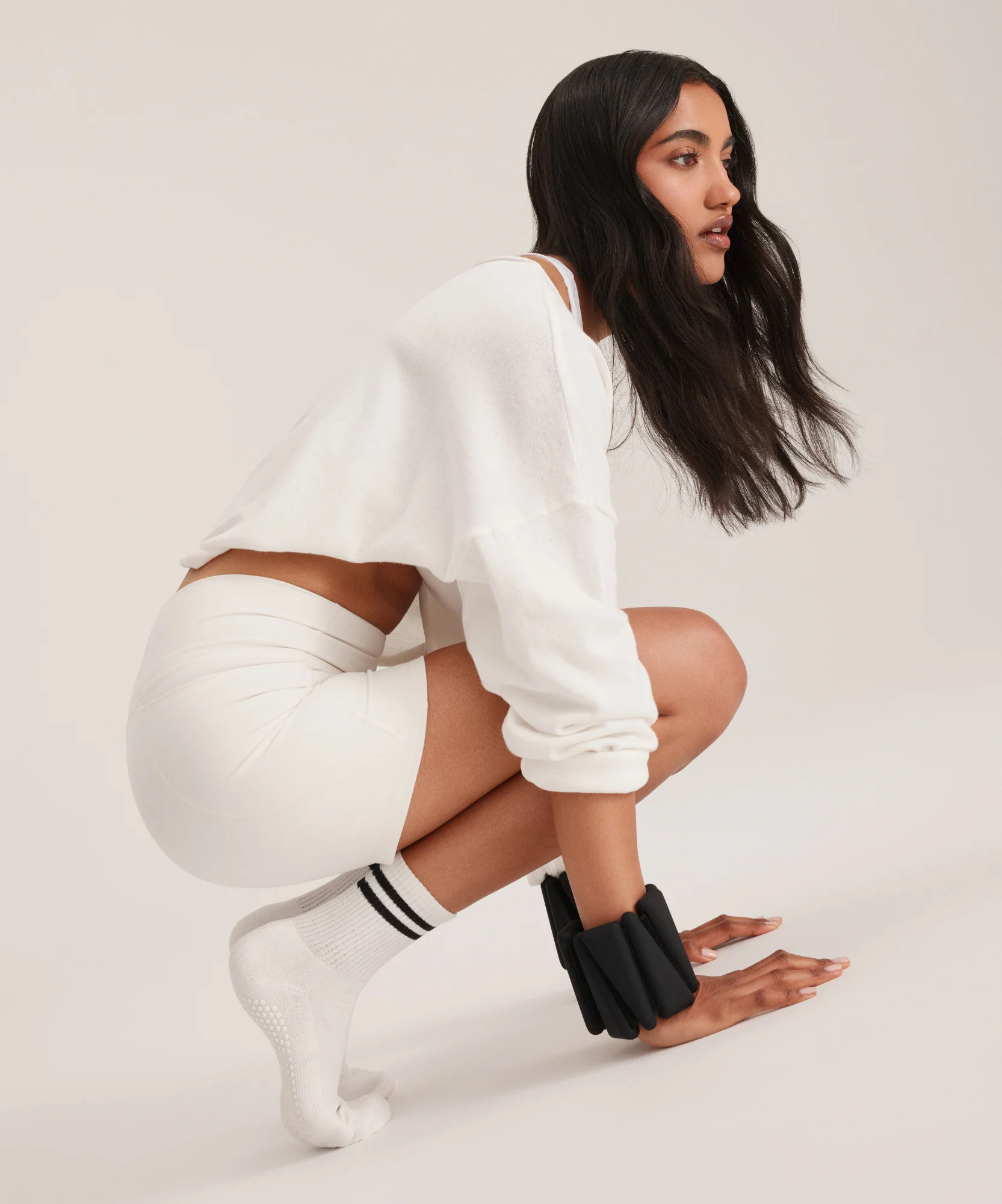 Crew Grip Socks - Sporty Stripe Ivory - Image 4