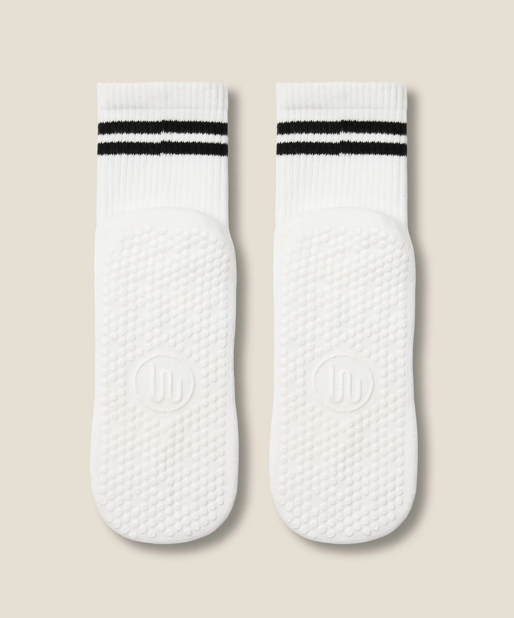 Crew Grip Socks - Sporty Stripe Ivory - Image 5