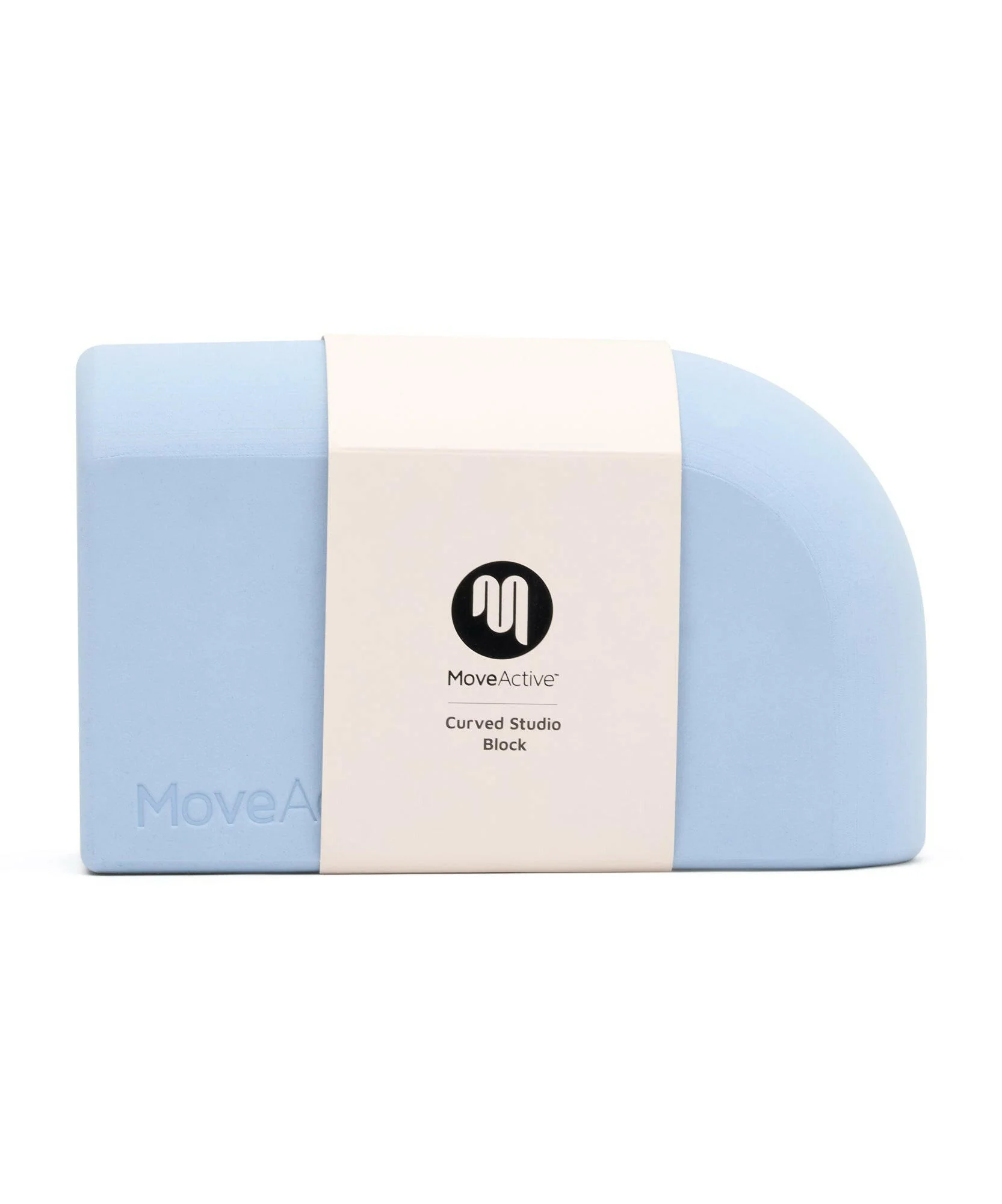 Curved Yoga Block - Powder Blue - Image 3