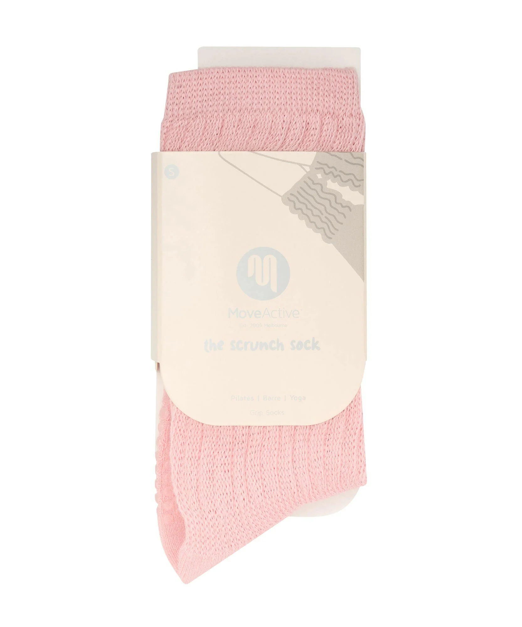Scrunch Grip Socks - Pink - Image 6