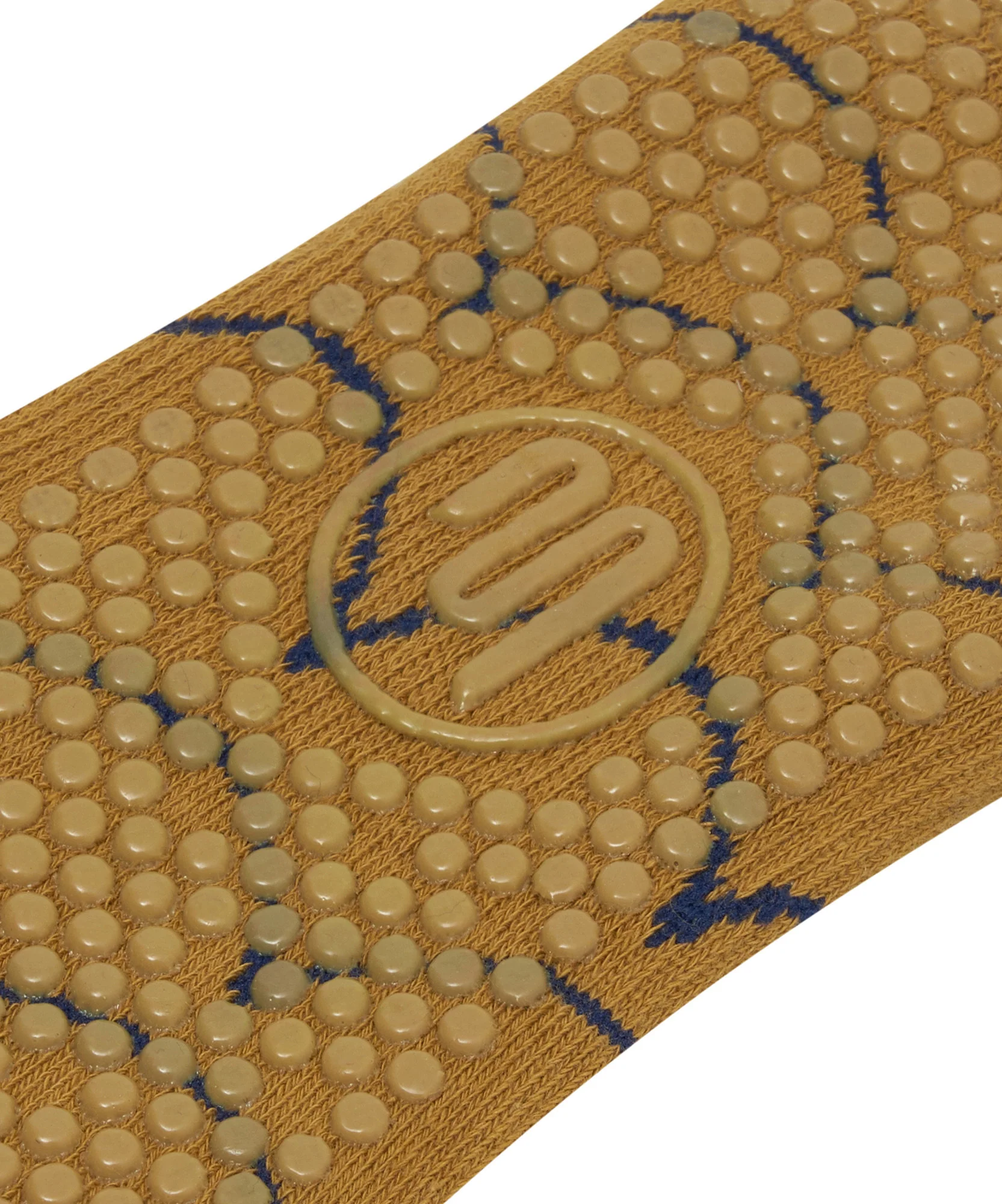 Slide On Grip Socks - Scallop Mustard - Image 3