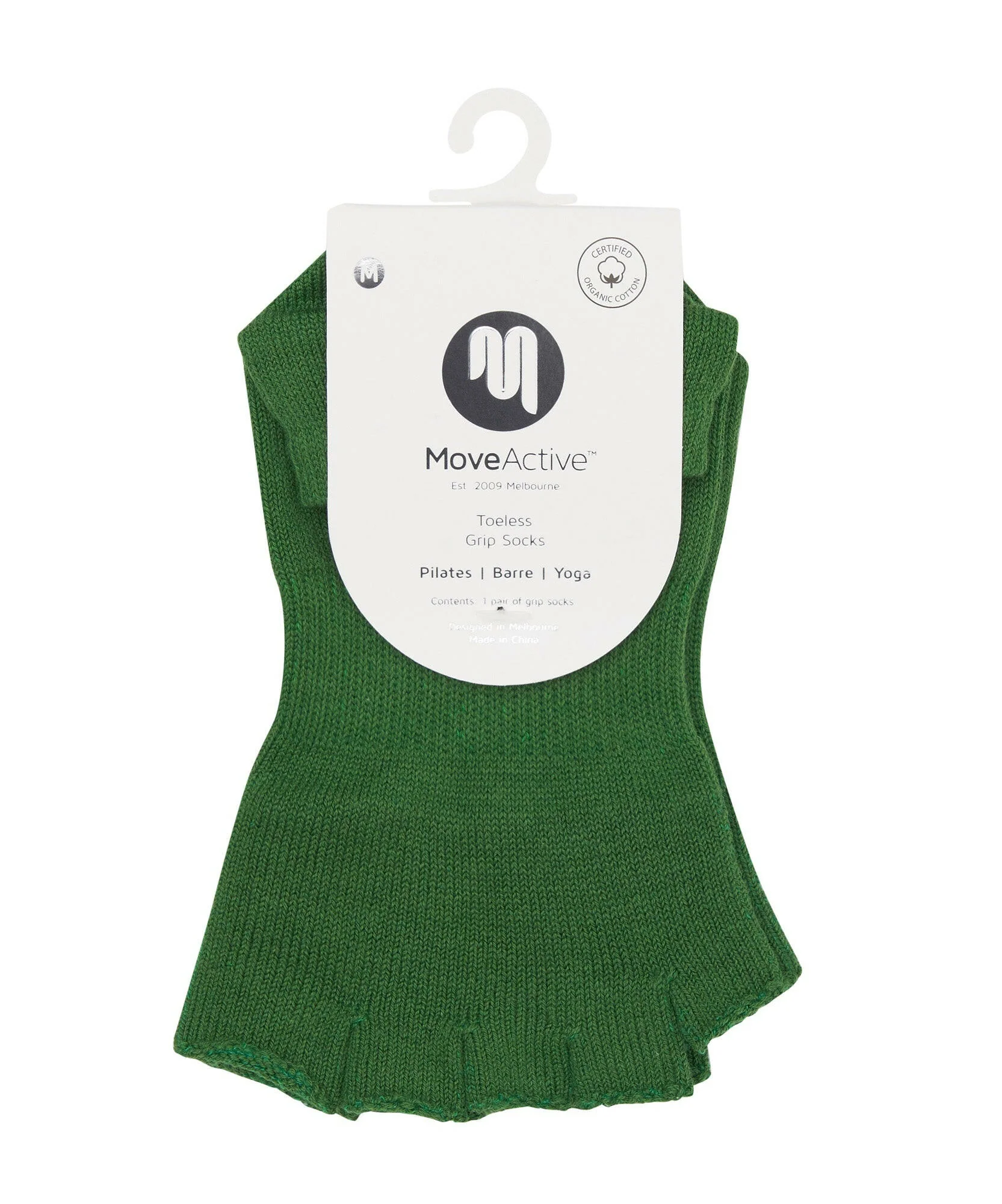 Toeless Grip Socks - Forest Green - Image 4