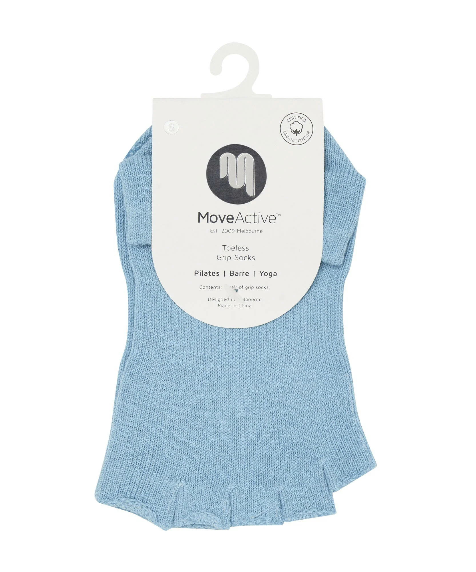 Toeless Grip Socks - Sea Blue - Image 4