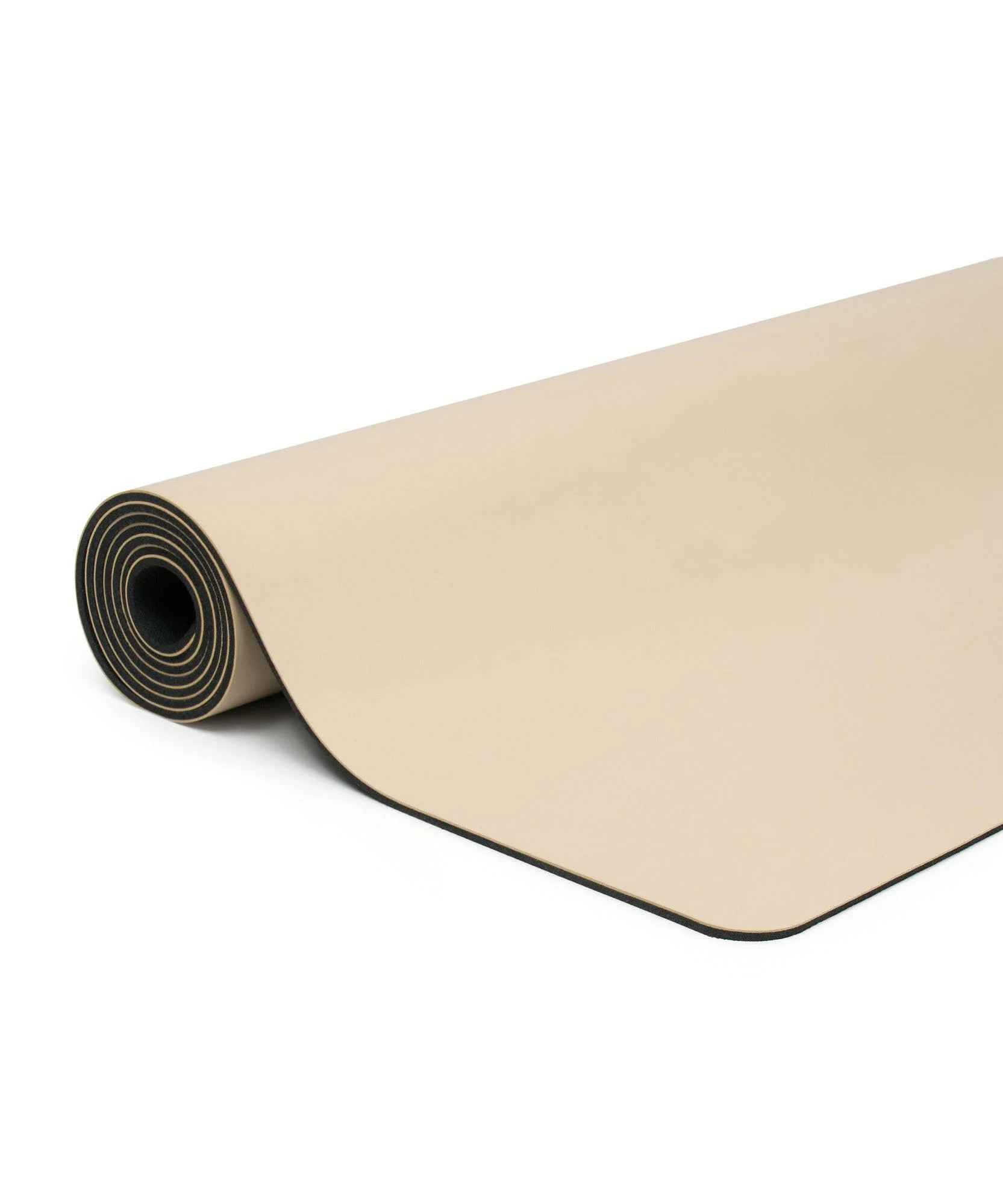 Vegan Leather Yoga Mat - Almond - Image 3