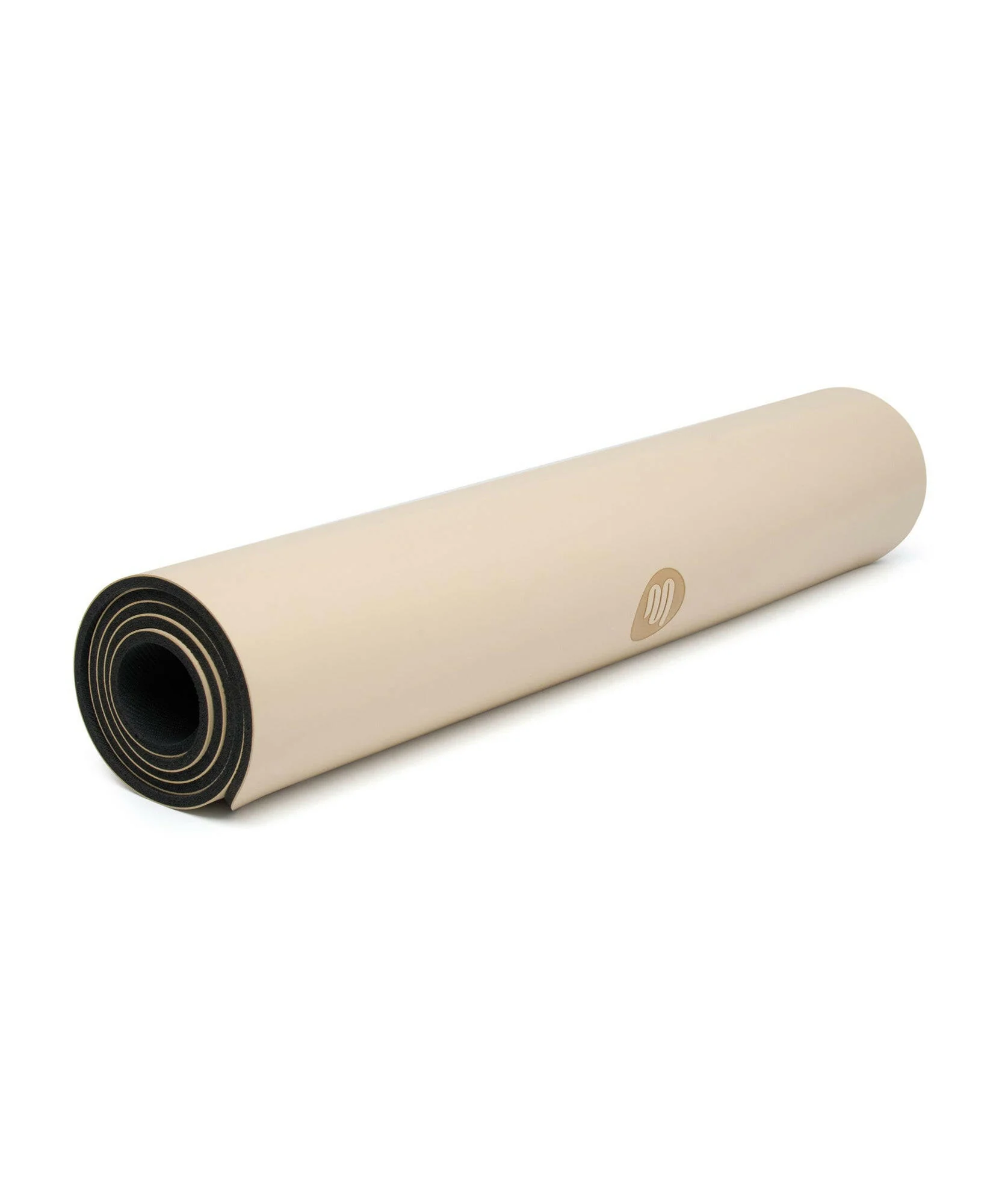 Vegan Leather Yoga Mat - Almond - Image 4
